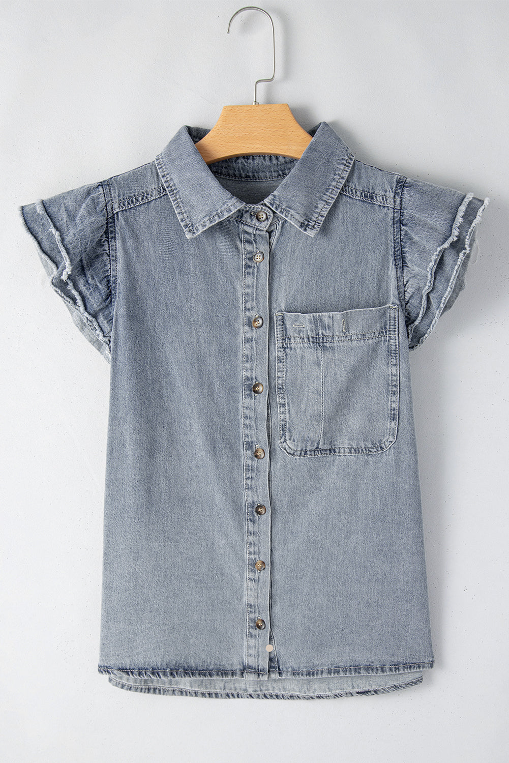 Beau Blue Denim Blouse