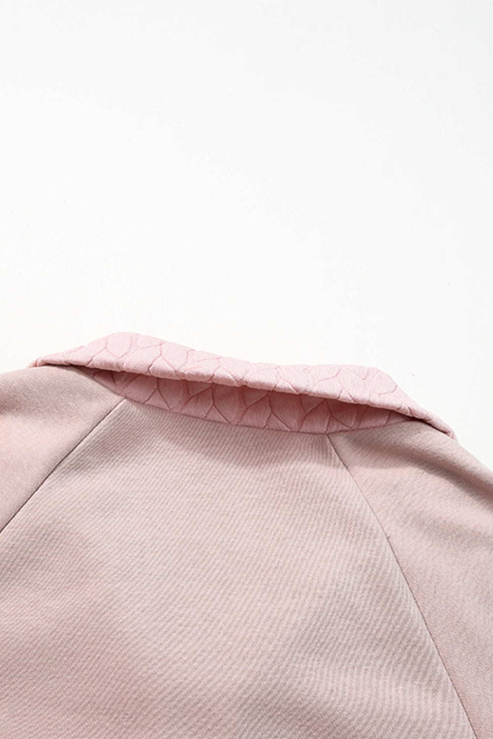 Pink Quilted Sweatshirt