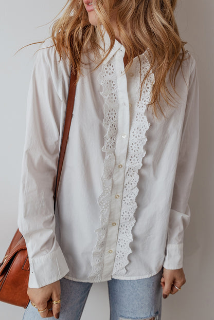 White Lace Shirt