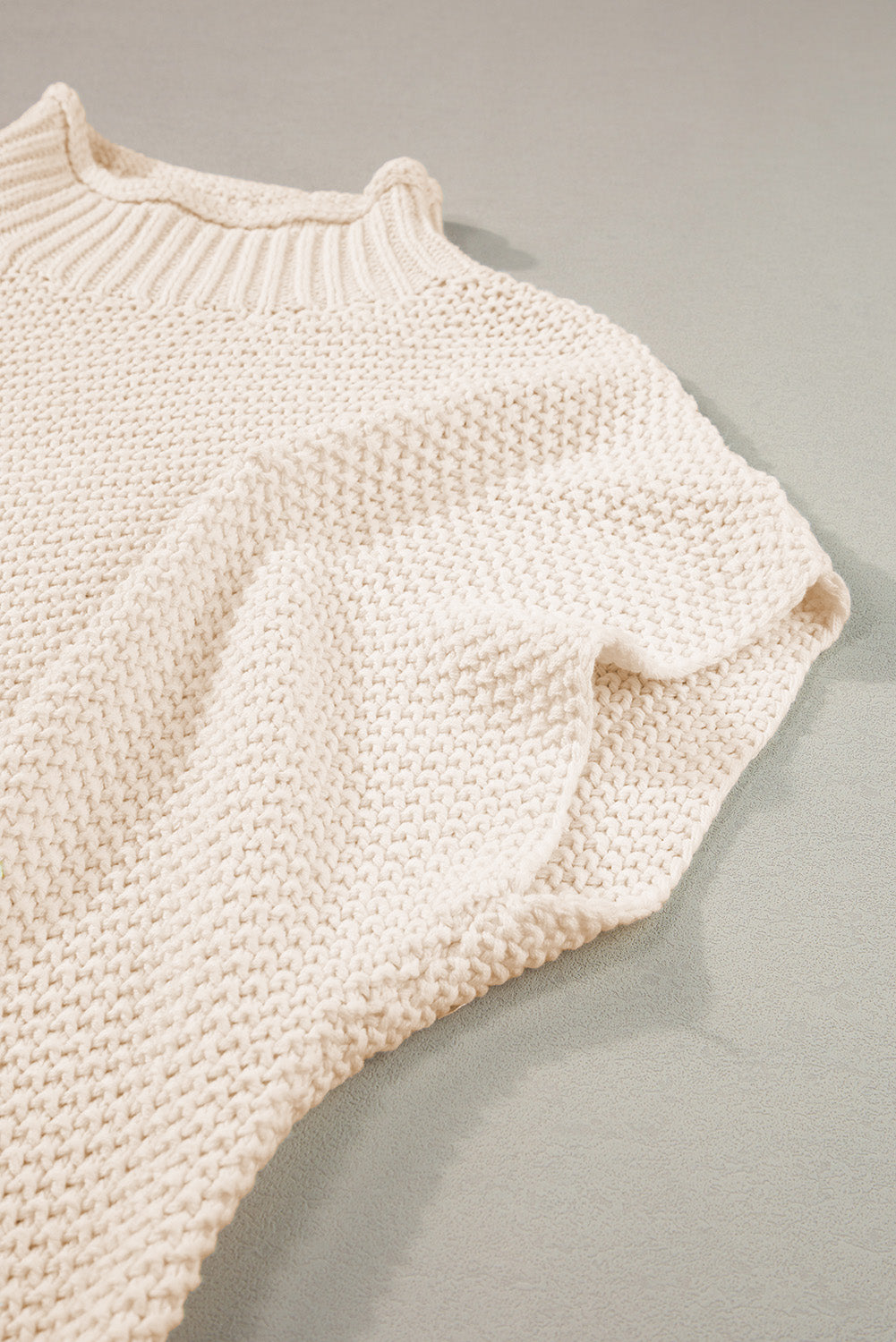 Beige Knitted Top