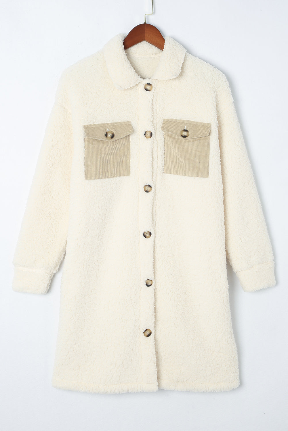 Beige Teddy Coat