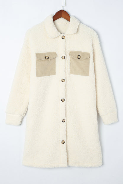 Beige Teddy Coat