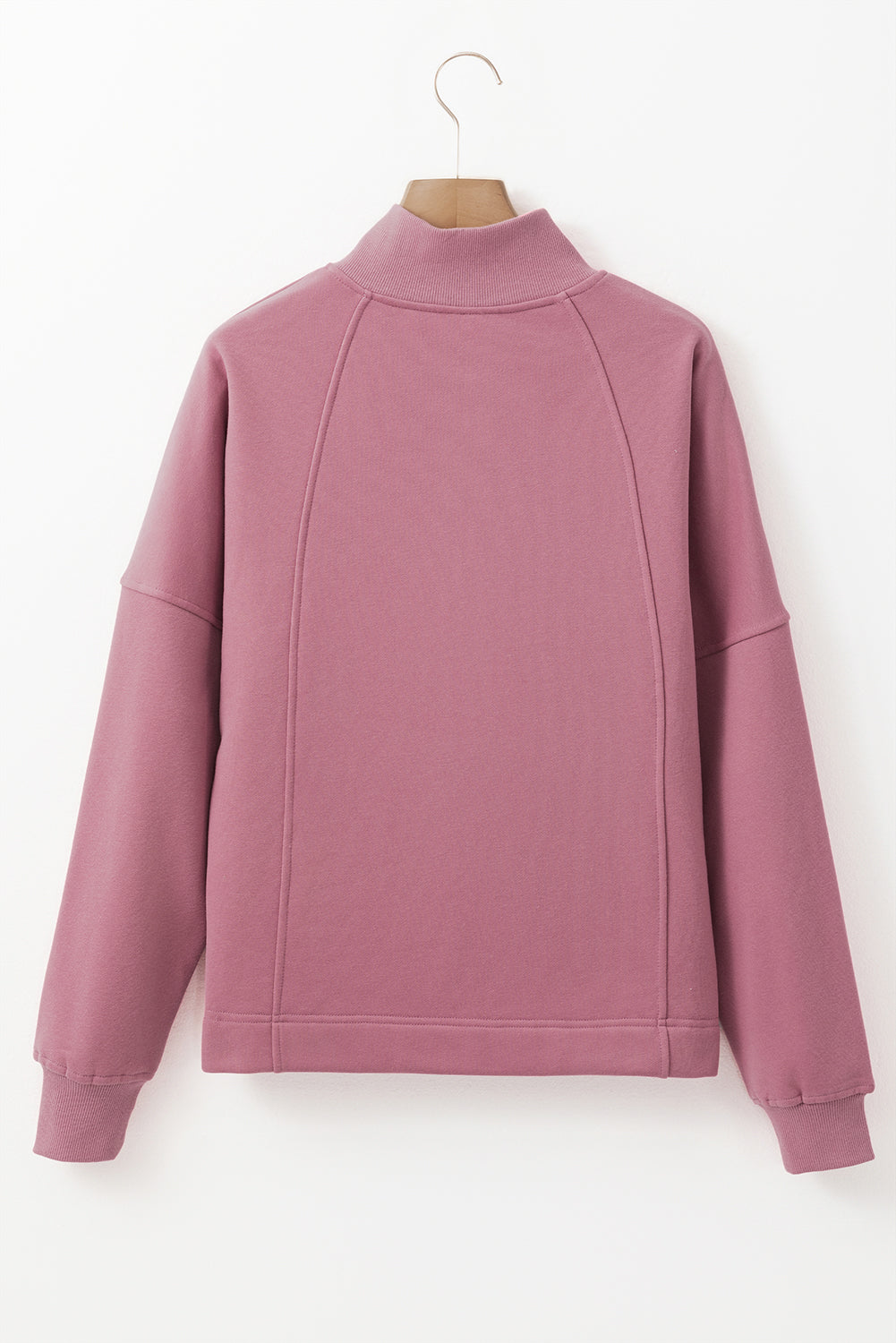 Fushia Plain Sweatshirt