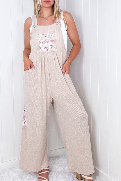 Floral Patchwork Overall