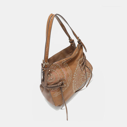 Nicole Lee USA Side Braided Hobo Bag