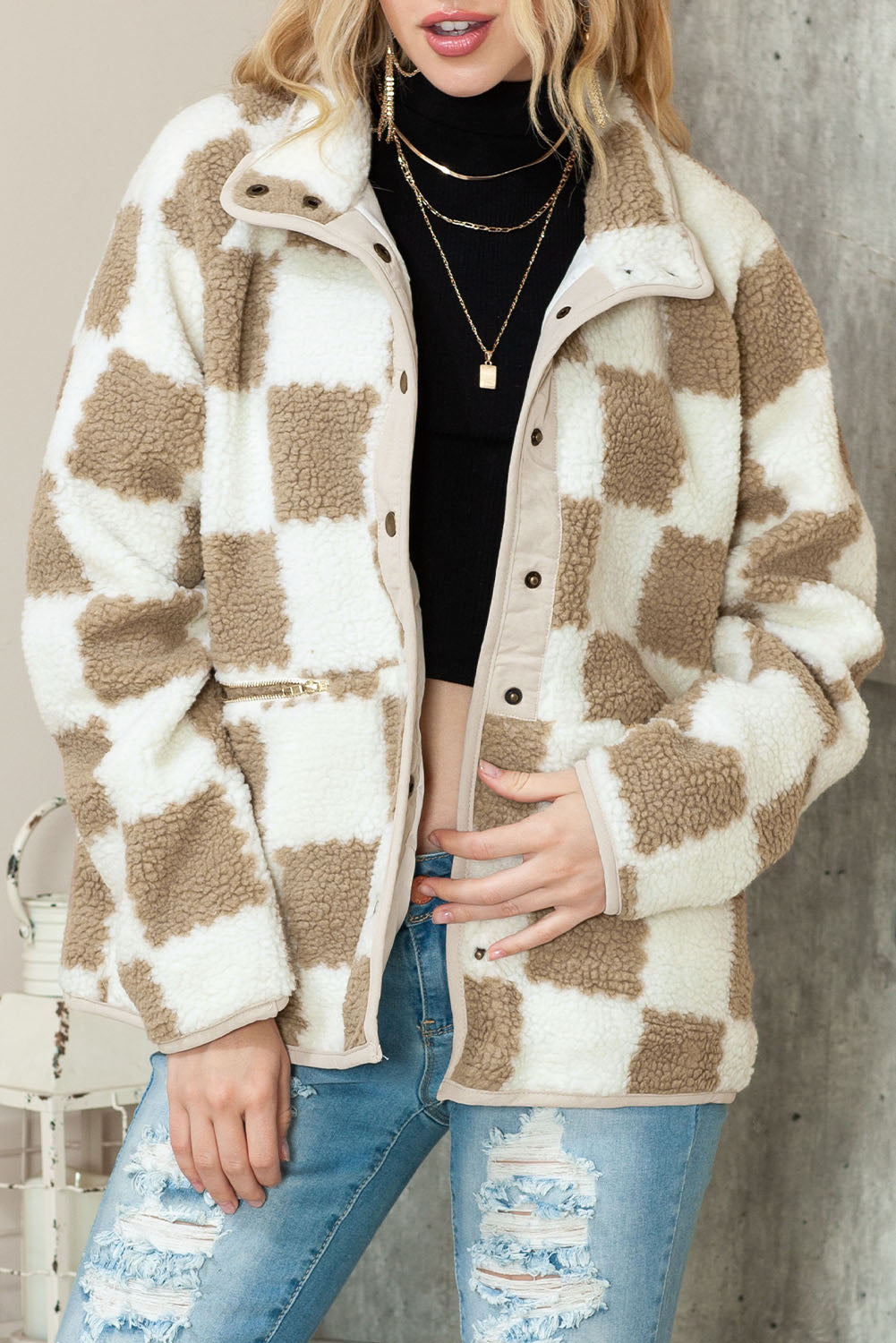 Brown Sherpa Jacket