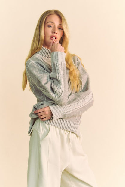 Davi & Dani Turtleneck Sweater