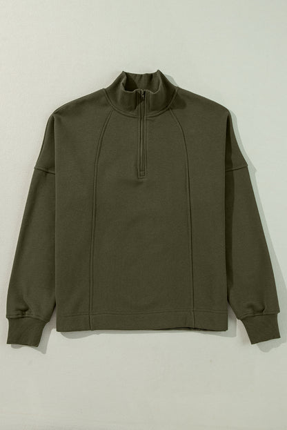 Jungle Green Plain Sweatshirt