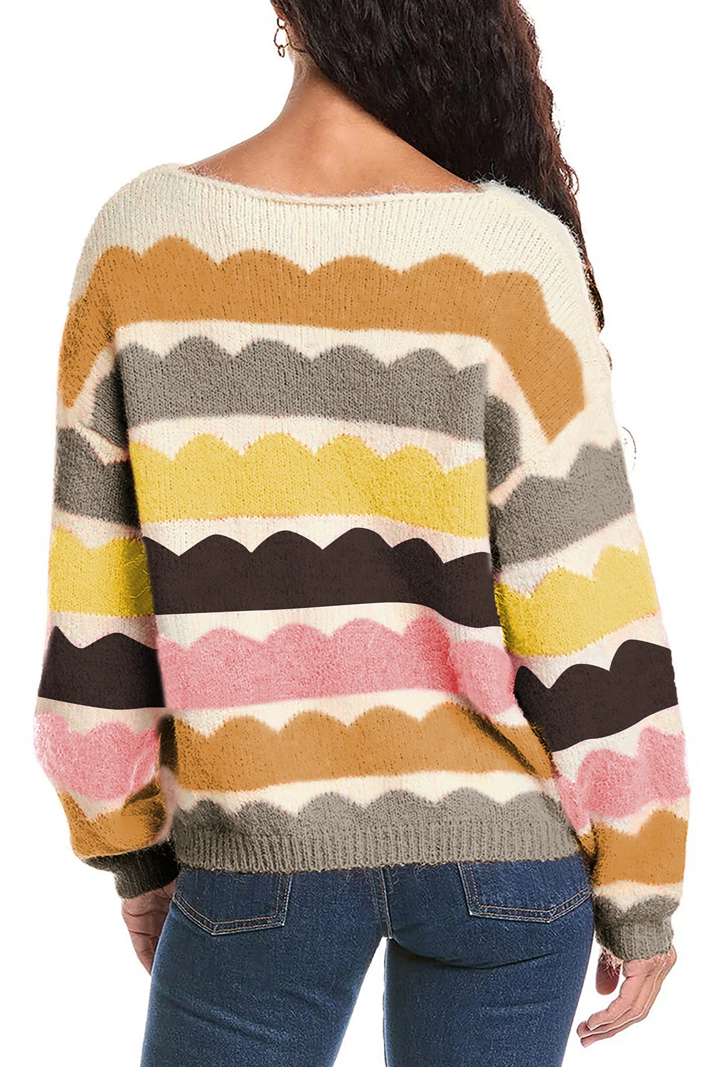 PopColor Ribbed Sweater