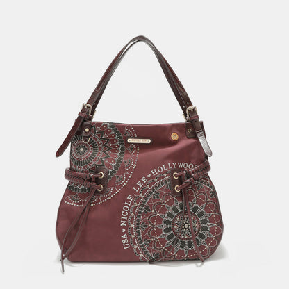 Nicole Lee USA Side Braided Hobo Bag