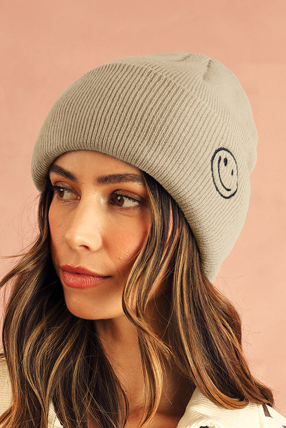 Beige Beanie Cap