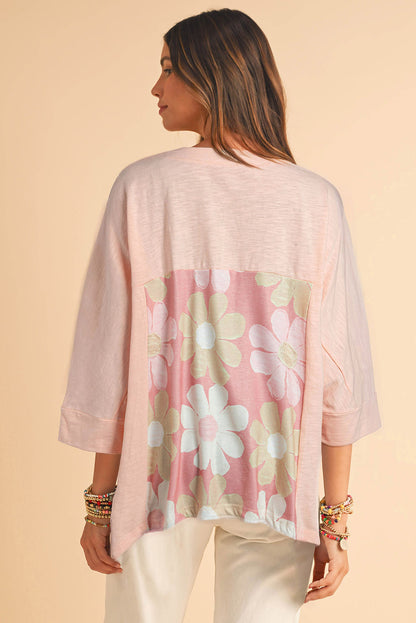 Pink Oversized Top