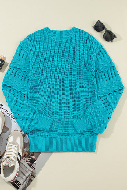 Turquoise Knit Sweater