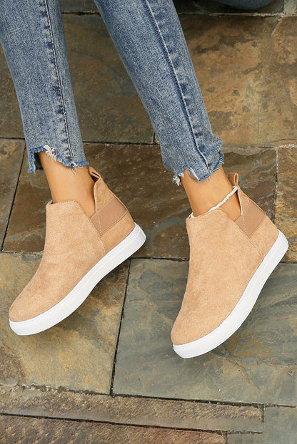 Camel Slip-on Sneakers