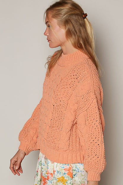 POL Cable Knit Sweater