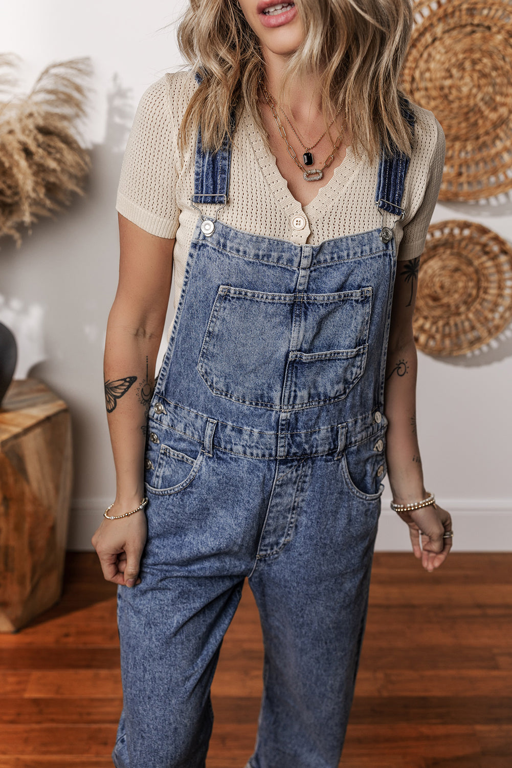 Sail Blue Denim Overall