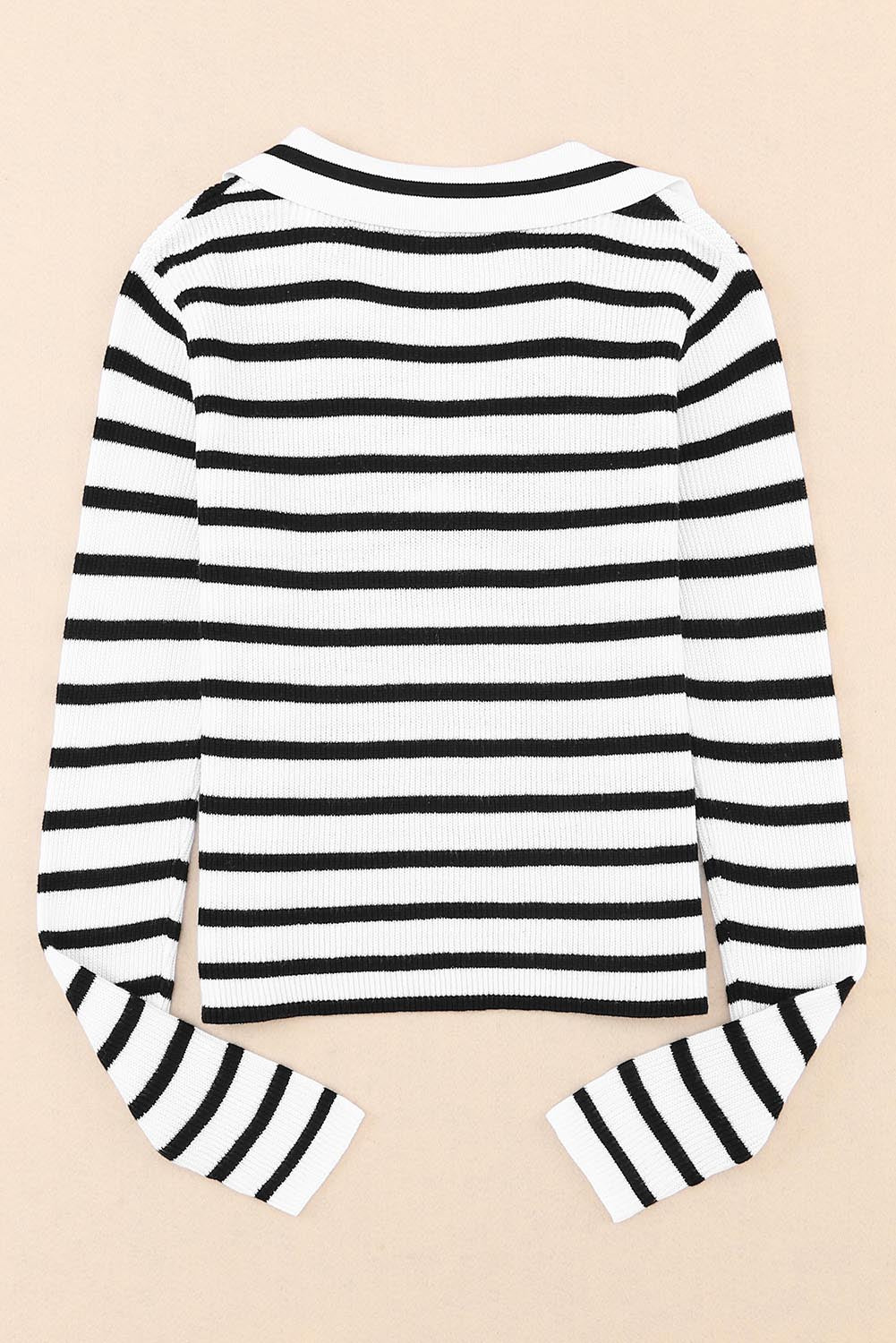 Striped Casual Knit Sweater