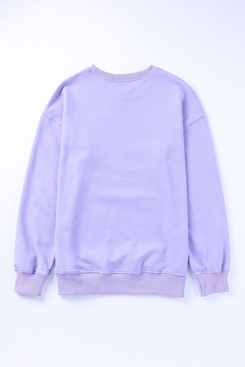 Purple Casual Sweatshirt