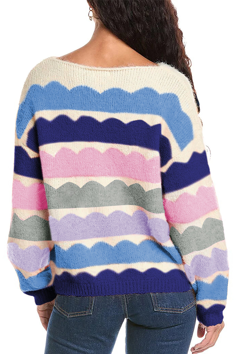 PopColor Ribbed Sweater