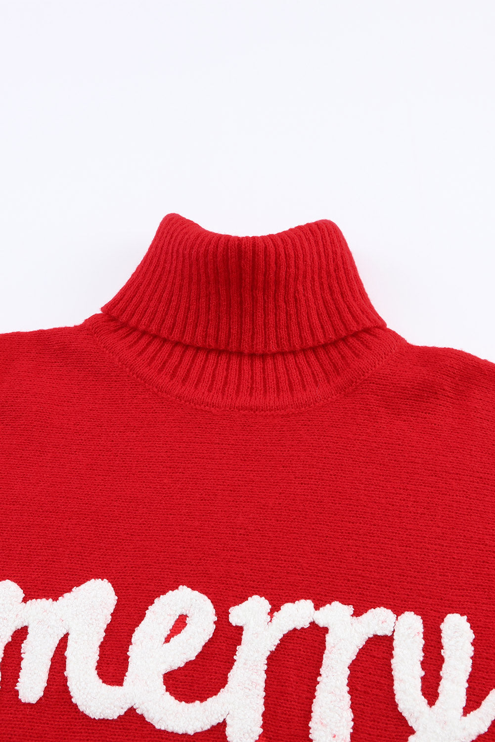 Red Turtle Neck Christmas Sweater