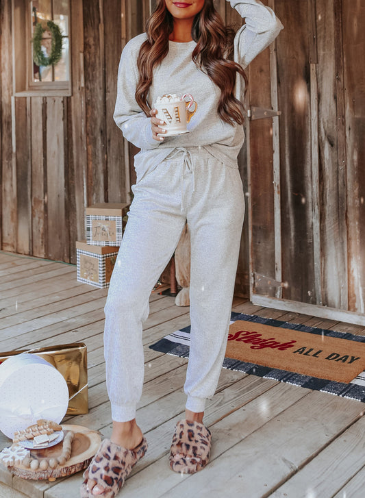 Light Grey Loungewear Set