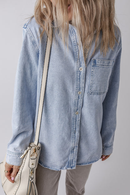 Beau Blue Denim Shirt