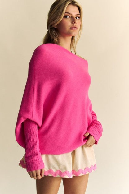 Davi & Dani Pink Sweater