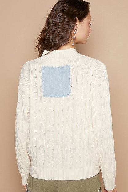 POL Cable-Knit Sweater