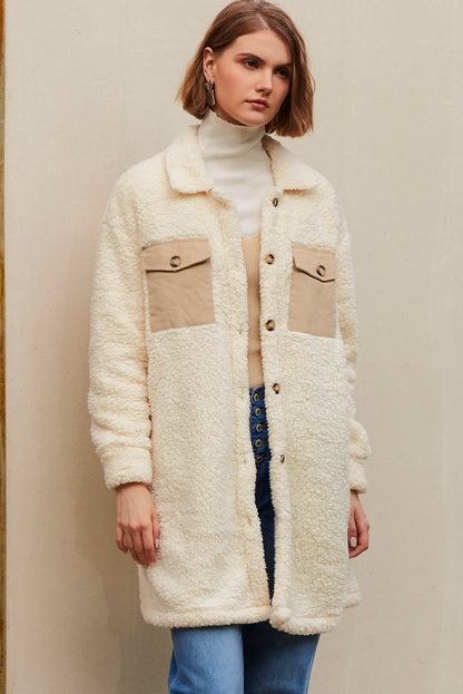 Beige Teddy Coat