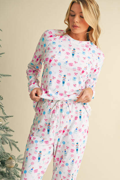 Christmas Print Pajama Set