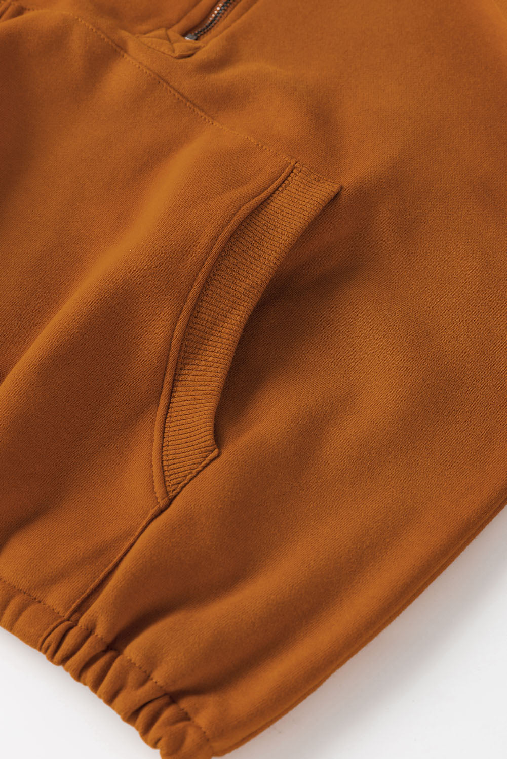 Brown Hoodie with Kangaroo Pocket