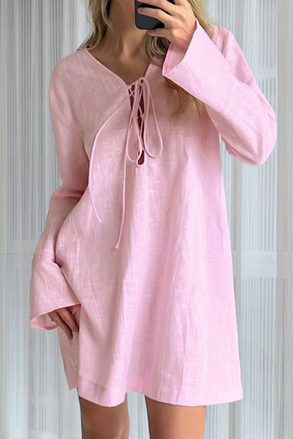 Light Pink Pajama Dress