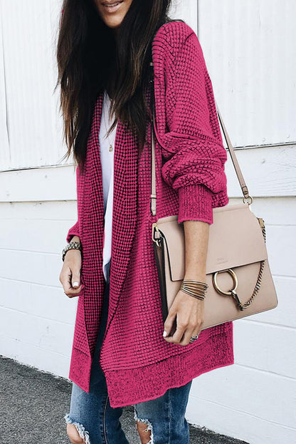 Rose Knit Long Cardigan