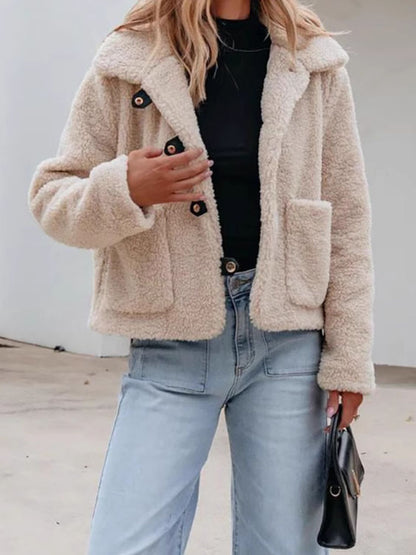 Long Sleeve Fuzzy Jacket