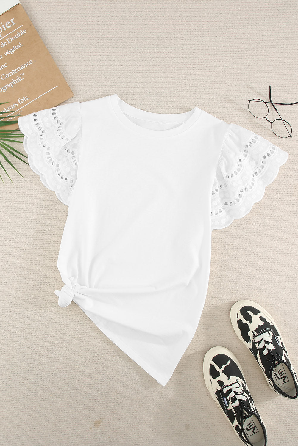 White Casual Top