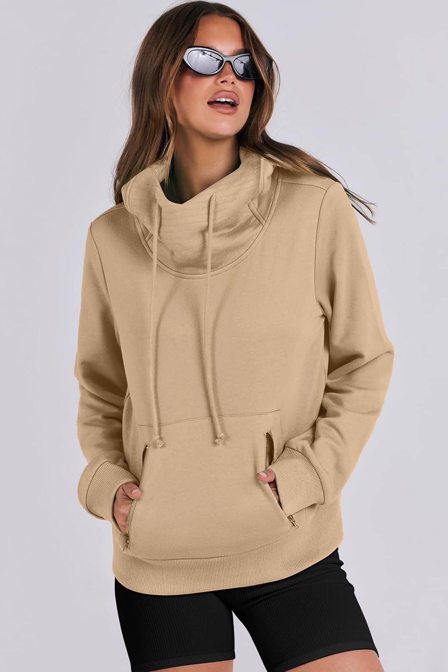 Beige Hoodie