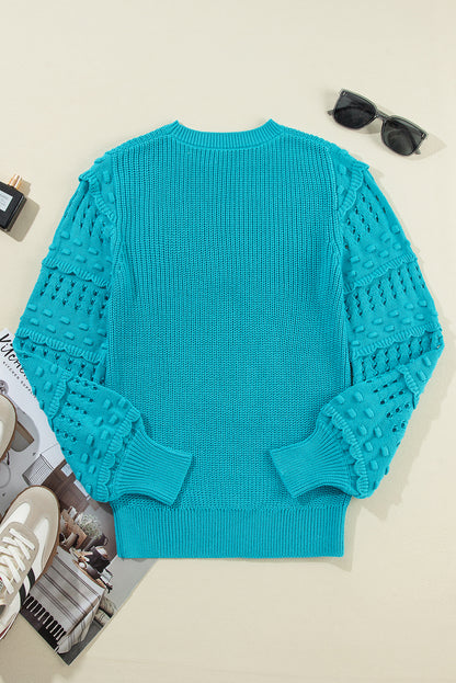 Turquoise Knit Sweater