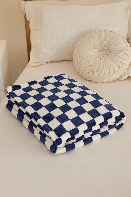 Navy Blue Soft Throw Blanket