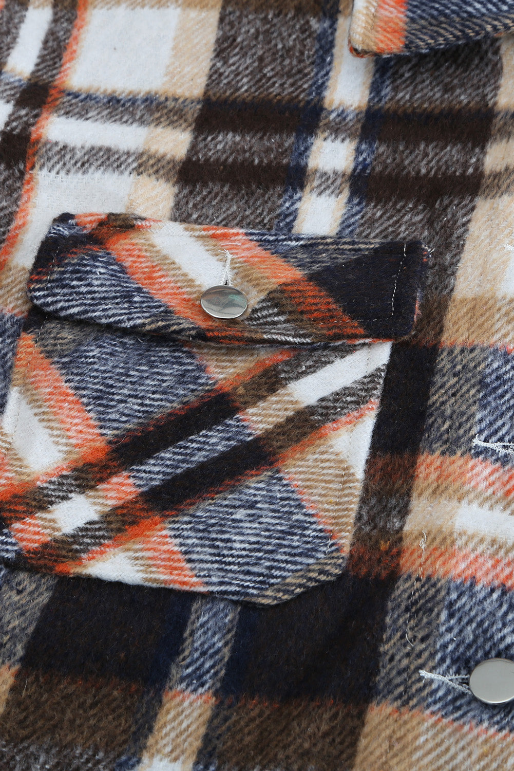 Multicolor Plaid Flannel Shirt