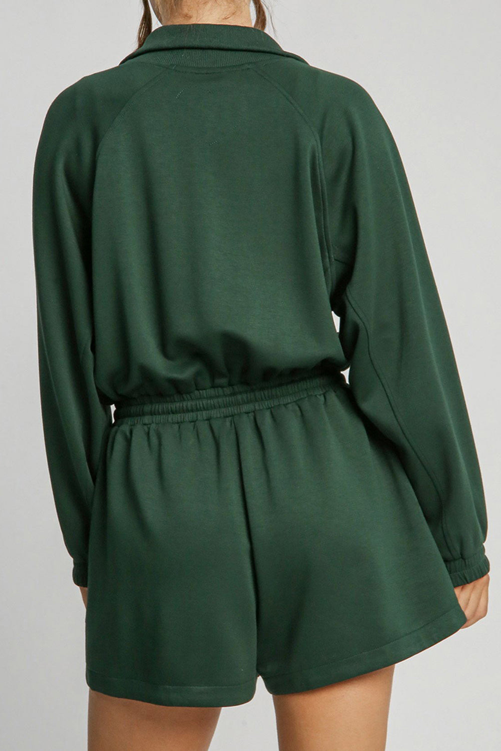 Blackish Green Romper