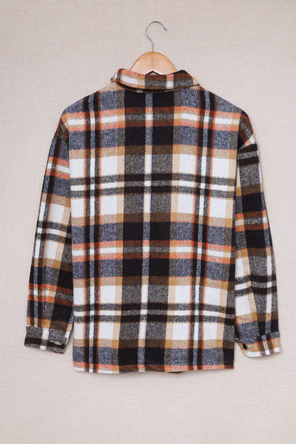 Multicolor Plaid Flannel Shirt