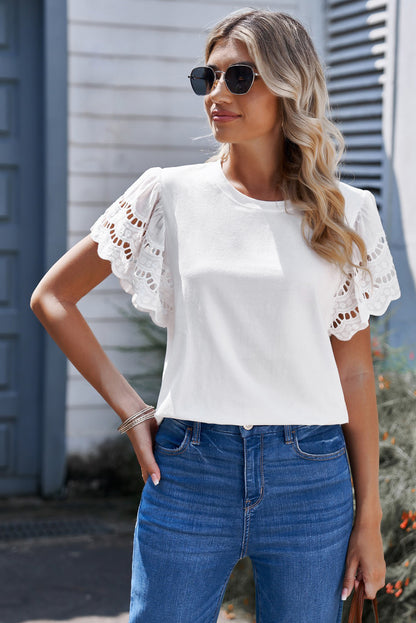 White Casual Top