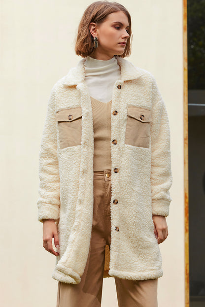 Beige Teddy Coat