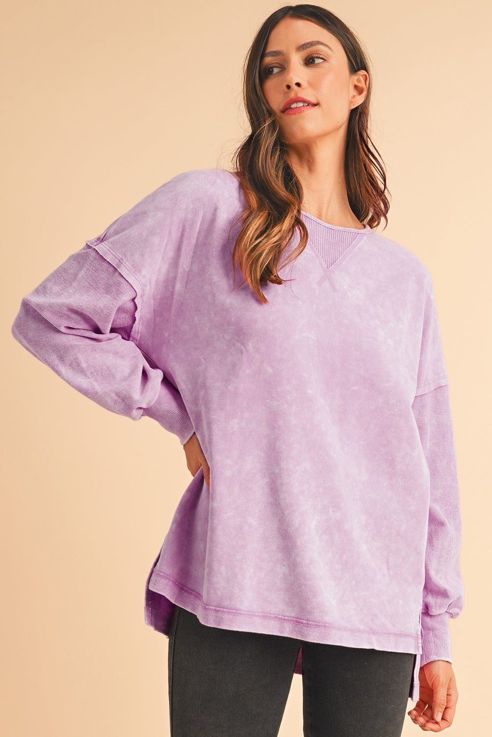 Mineral Wash Oversized Sweatshirt