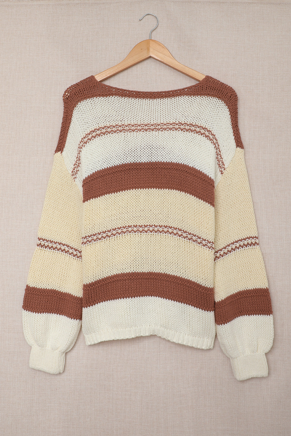 Striped Knit Sweater