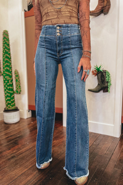 Sail Blue High Waist Jeans