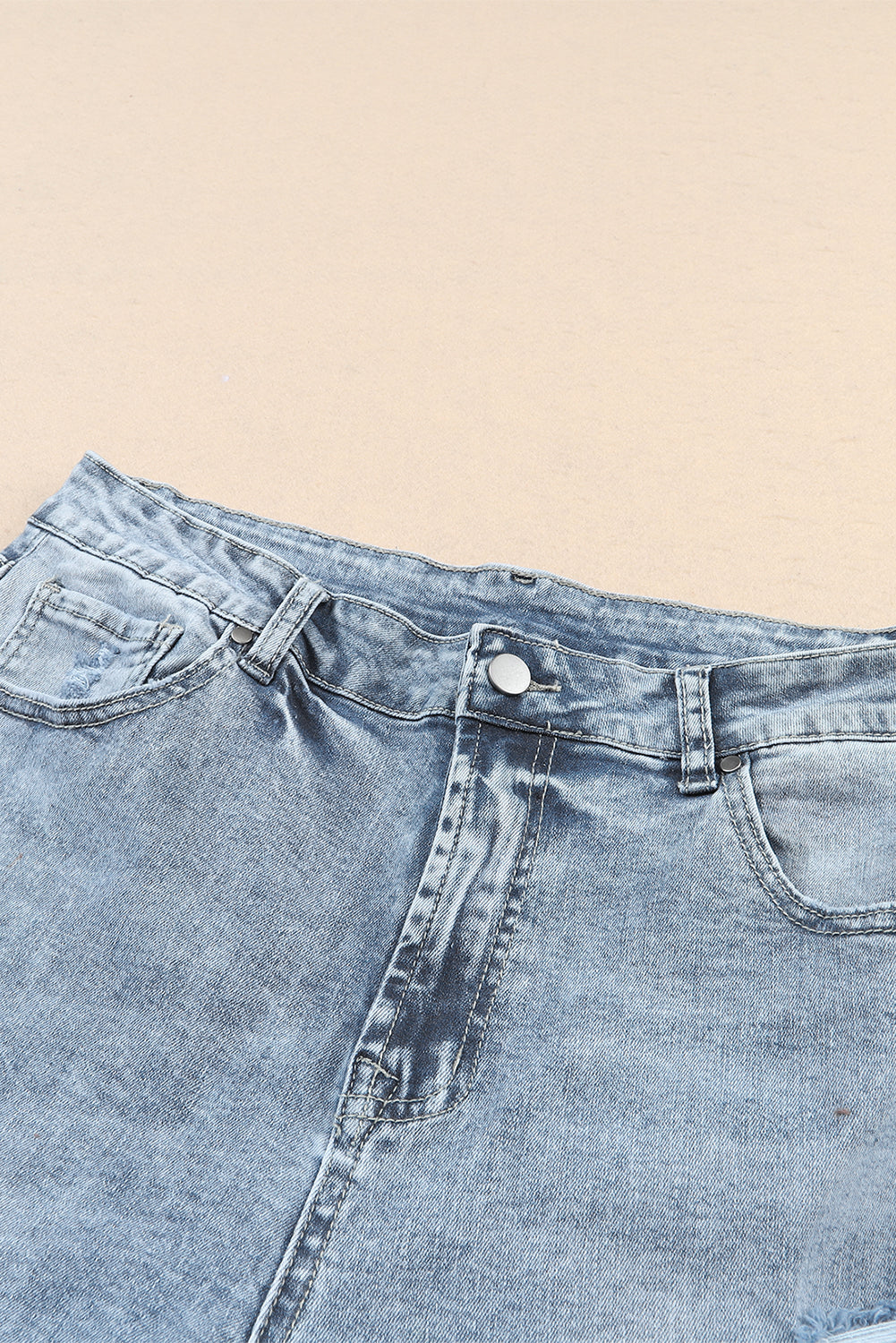 Sky Blue High Waist Jeans