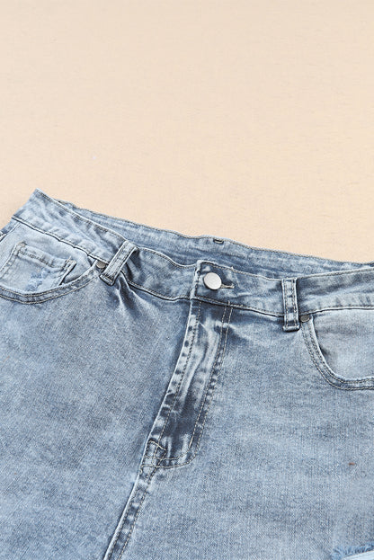 Sky Blue High Waist Jeans