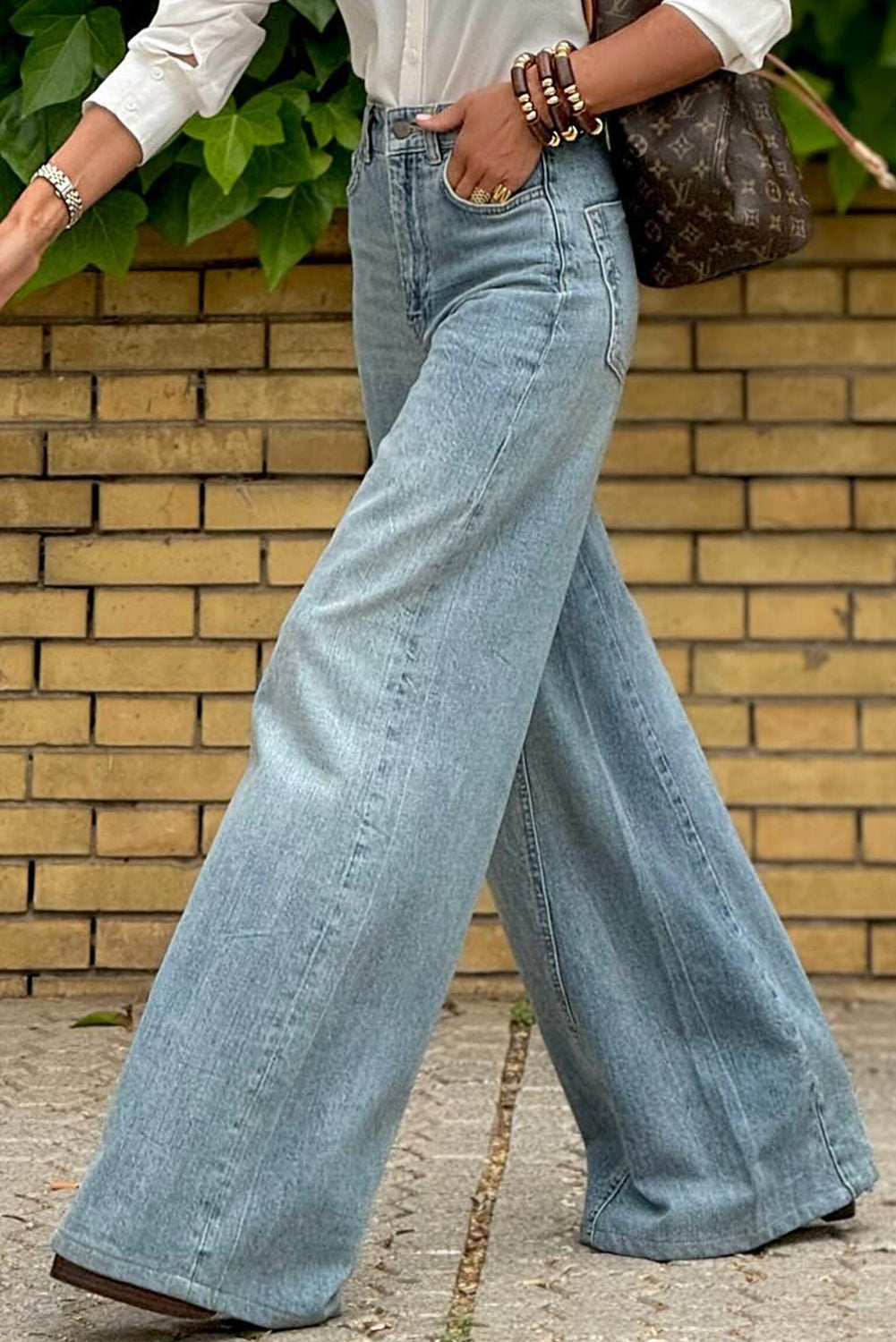 Dusk Blue Acid Wash Jeans