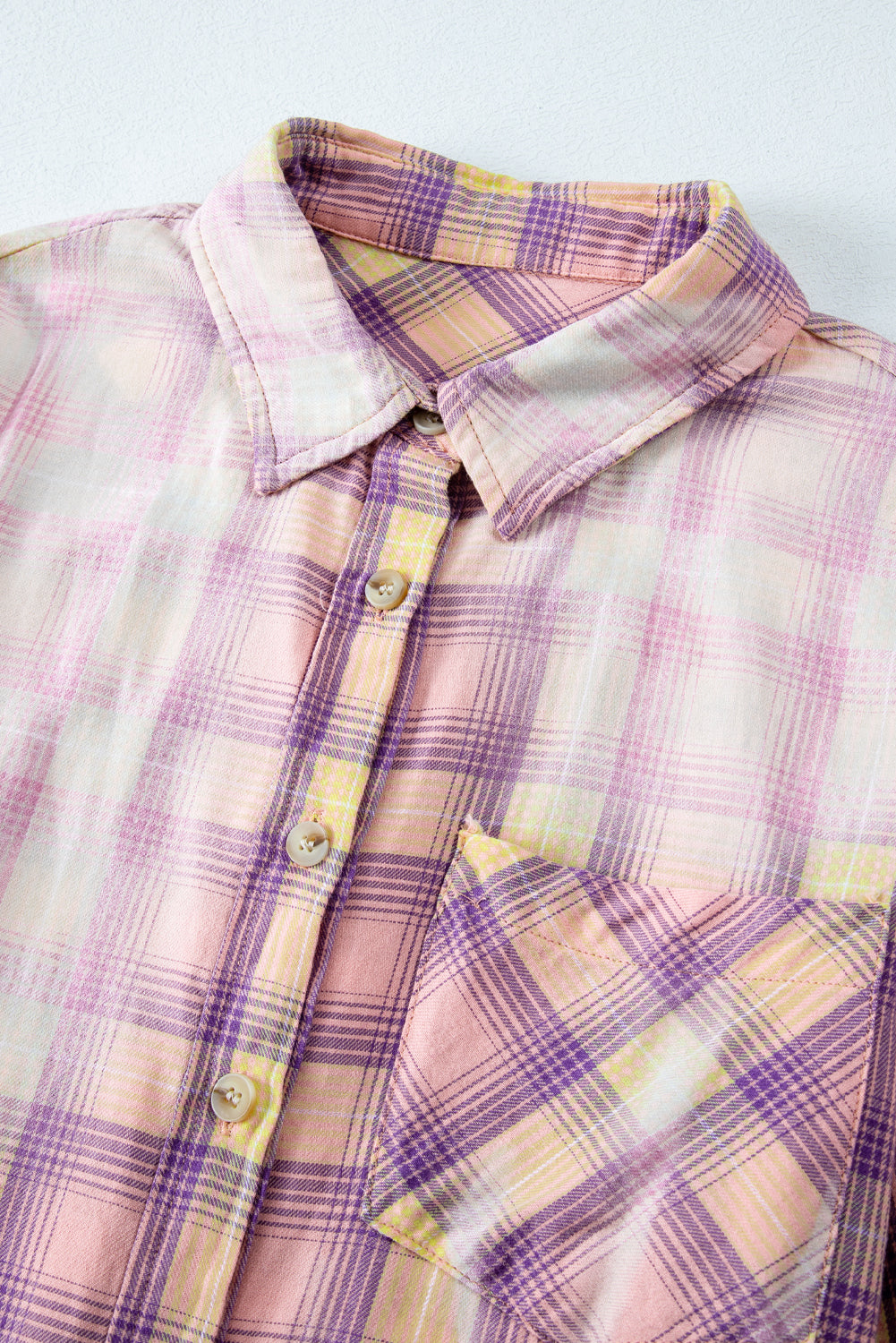 Purple Plaid Shirt